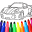 Cars Coloring & Drawing Game