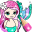 Mermaid Coloring Page Glitter