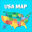 USA Map: Kids Geography Games