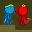 Red & Blue Stickman