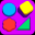 Learn shapes and colors game