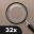 Magnifying Glass - Loupe 32x