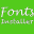 FontInstaller Install any font